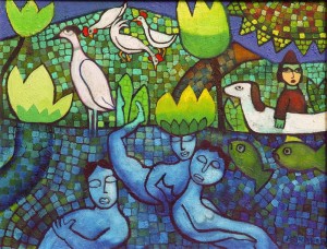 Mark Graham -- Mermaid's Dream (Oil 14 x 18) $1600 Fr. SOLD